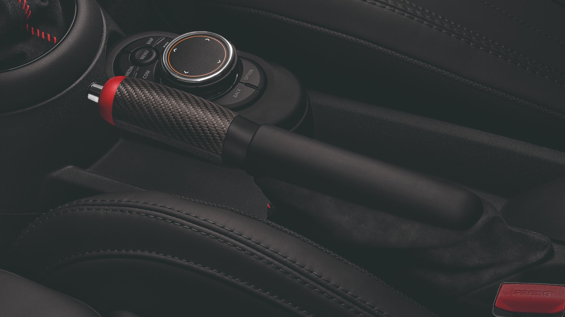 MINI John Cooper Works – handbreak grip – carbon